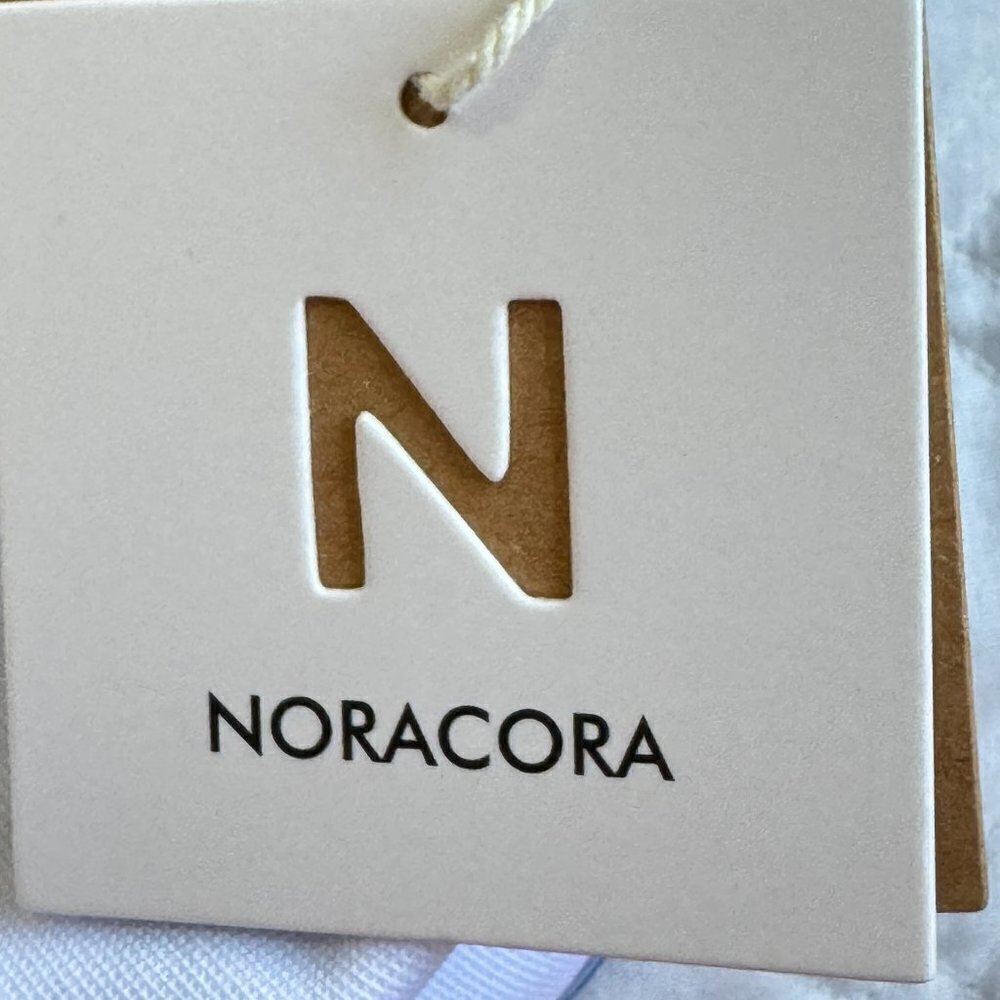 Noracora One Piece NEW WITH TAGS V-Neck Bird Print White has Royal Blue Trim XXL - Picture 12 of 14